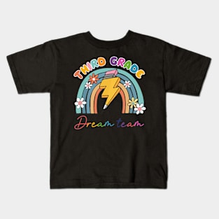 Back To School Third Grade Teacher Dream Team Gift For Boy Girl Kids Kids T-Shirt